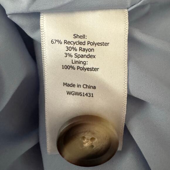 41 Hawthorn Two-Button Blazer Jacket Women’s Medium Blue Notch Collar NWOT - Picture 7 of 9